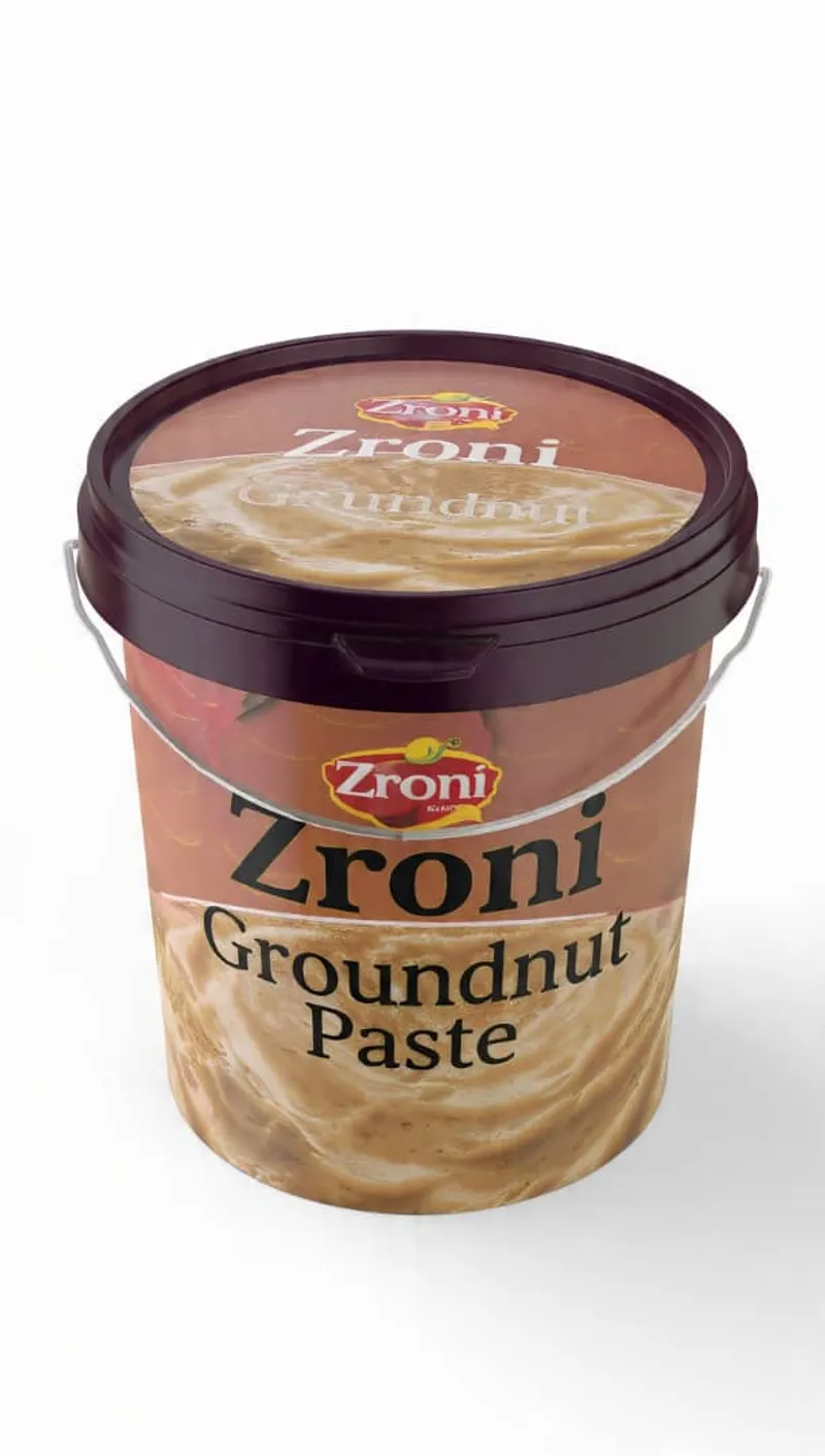 Large tub of Zroni groundnut paste