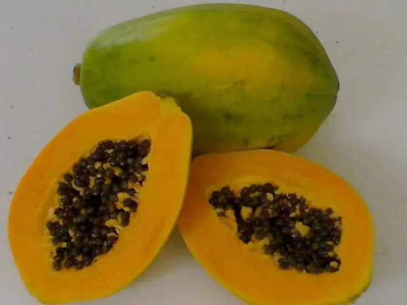 Fresh papaya ready for export